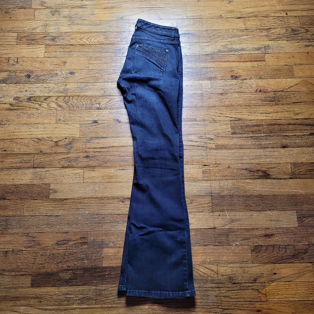 White House Black Market Dark Blue Flare Jeans
